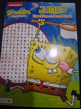 New Nickelodeon SpongeBob SquarePants Wordsearch Puzzle Book